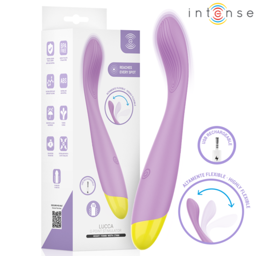 Vibrátor INTENSE HIGH TECH LUCCA flexibilní stimulátor