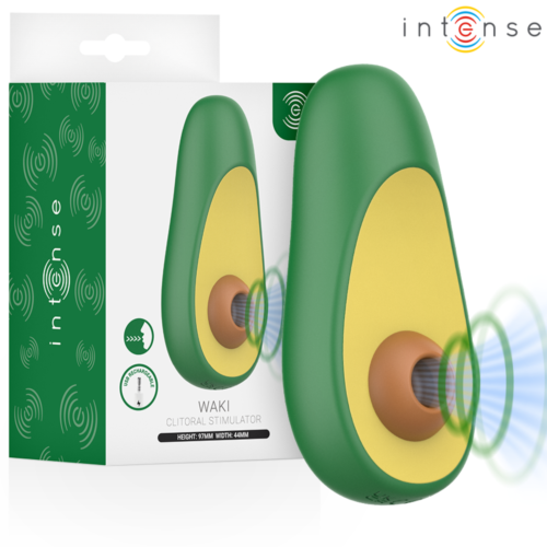 Sací stimulátor INTENSE FUN TOYS WAKI AVOCADO