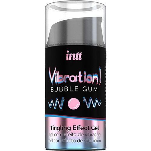 Gel stimulující INTT Vibration Bubble Gum pro větší citlivost
