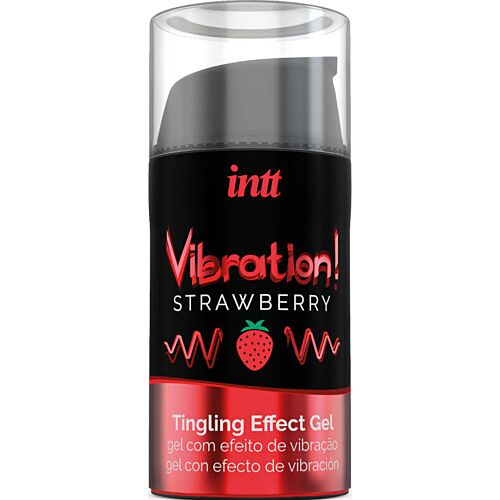 Lubrikant INTT Vibration s příchutí jahody