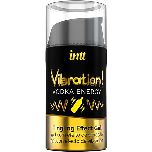 Gel stimulující INTT Vibration Vodka 15ml s chutí