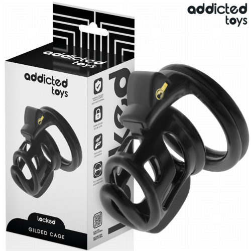 Jaula pro penis Addicted Toys Gilden Cage 8,5 cm