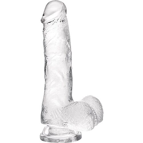 Dildo S Pleasures Jelly Dildo Transparent M Realistický