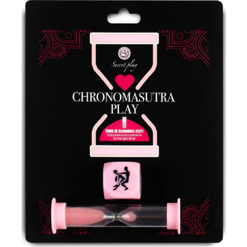 Hra Chronomasutra SECRETPLAY – Dado a hodinový skleněný časovač