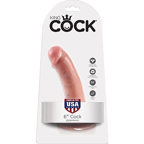 Dildo King Cock 6 s přísavkou pro dokonalou stimulaci