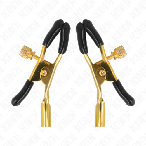 Pinzas Pezones KINK Gold Nipple Clamps 6 cm
