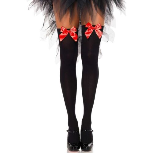 Thigh Highs Leg Avenue with Red Bow Detail
