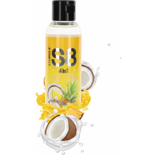Lubrikant STIMUL8 S8 4 v 1 Piña Colada 125 ml