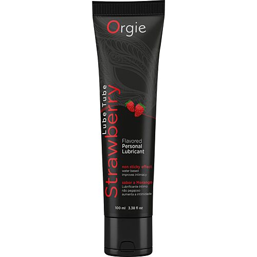 Lubrikant Orgie Lube Tube Strawberry 100 ml s jahodovou chutí