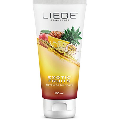 Lubrikant Liebe Exotic Fruits 100 ml pro orální a vaginální použití