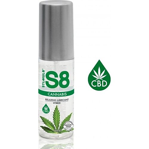 Lubrikant S8 Cannabis STIMUL8 s efektem tepla 50 ml
