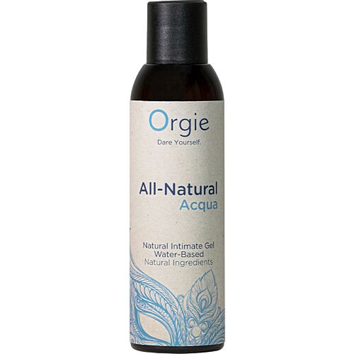 Lubrikant Orgie All-Natural Acqua 150 ml s přírodním složením