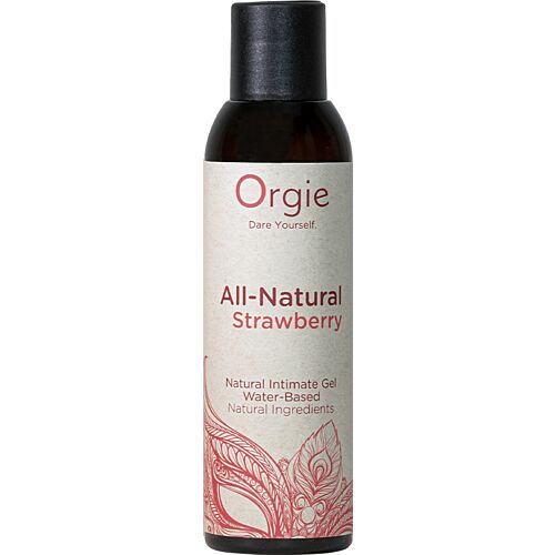 Lubrikant Orgie All-Natural Strawberry s jahodovou příchutí