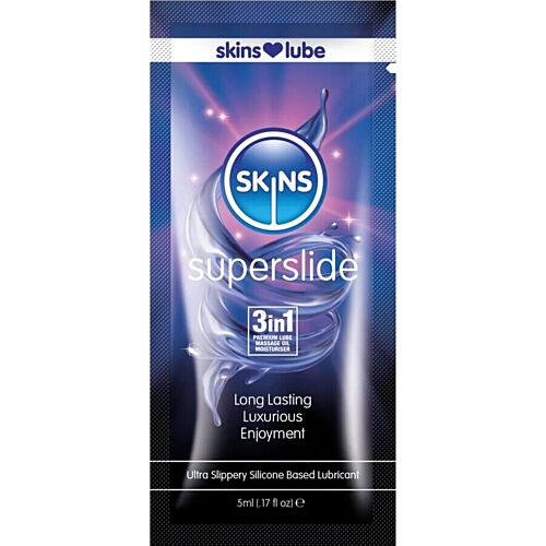 Lubrikant SKINS Superslide 5 ml | Ultralehký a dlouhotrvající