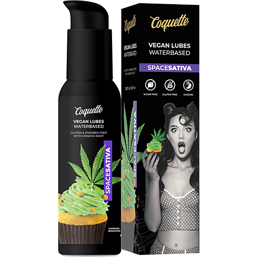 Lubrikant Coquette Cosmetics Space Sativa 100ml s příchutí