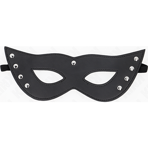 Maska KINK MASKED ALLURE s nýty pro BDSM