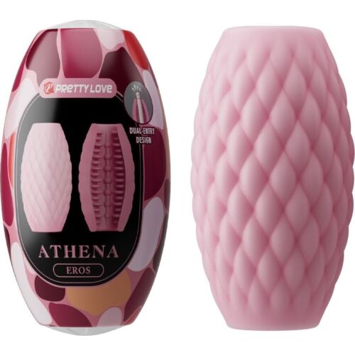 Masturbátor PRETTY LOVE Athena Eros s dvojitým vstupem