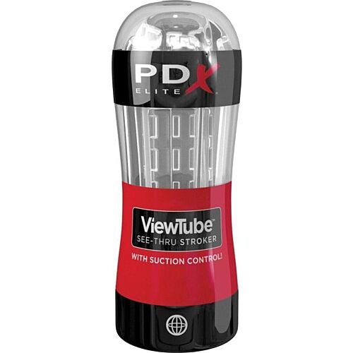 Masturbátor PDX ELITE ViewTube s kontrolou sání