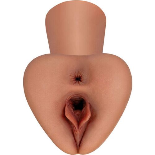 Masturbátor PDX PLUS+ Pick Your Pleasure XL s dvojitým otvorem