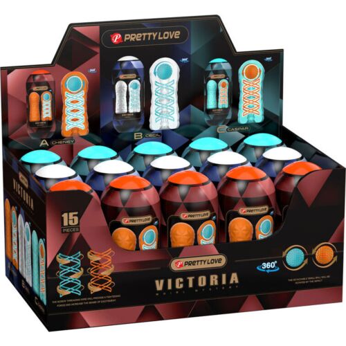 Masturbátor Pretty Love Victoria s girující spirálou