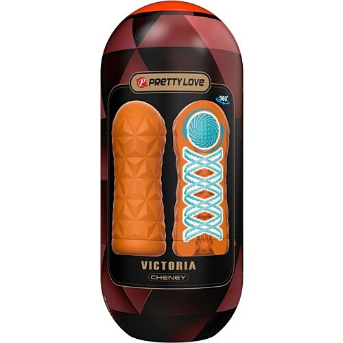 Masturbátor Pretty Love Victoria Cheney s rotující spirálou