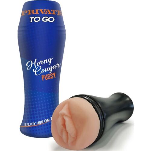 Masturbátor PRIVATE Horny Cougar To Go s realistickou texturou