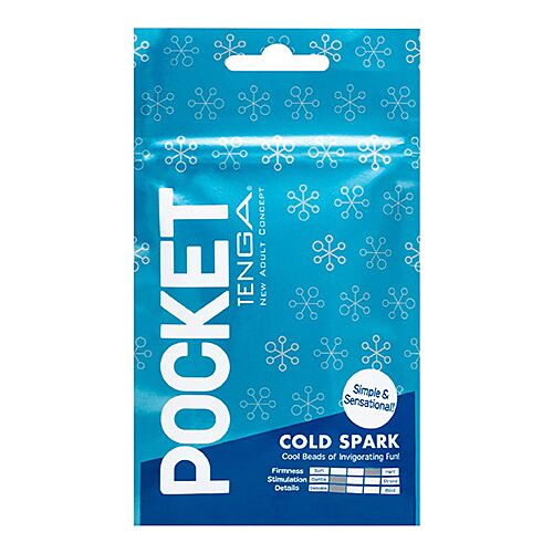 Masturbátor Tenga Pocket Cold Spark s lubrikantem