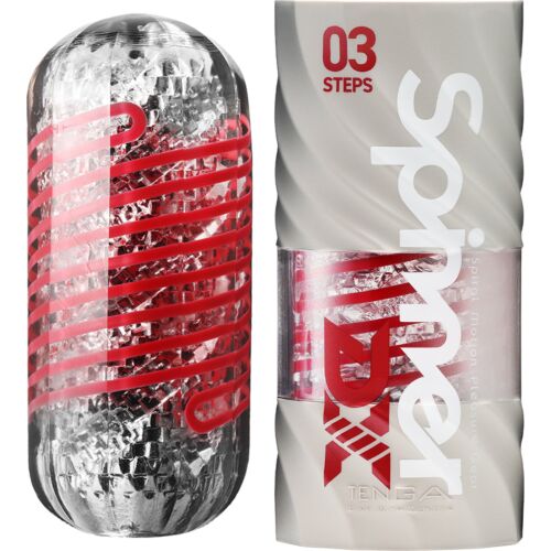 Masturbátor Tenga Spinner DX 03 Steps s elastomerem
