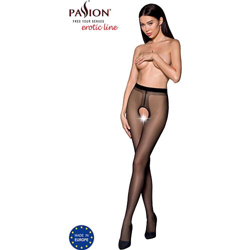 Podvazková páska PASSION WOMAN GARTER & STOCK s otvorem