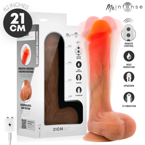 Vibrátor MR. INTENSE BRADLEY s teplým efektem a dálkovým ovládáním