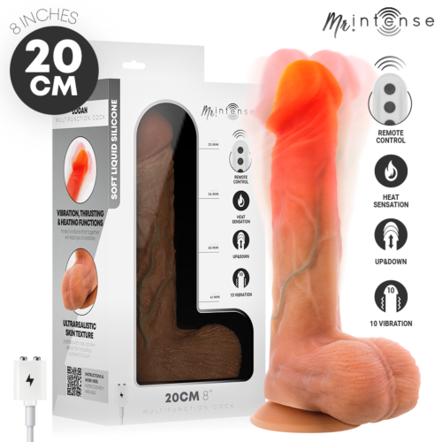 Vibrátor MR. INTENSE Logan s dálkovým ovládáním a ohřevem