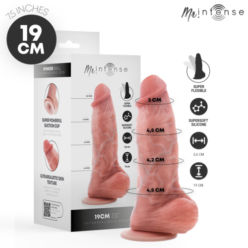 Dildo MR. INTENSE Spencer 19 cm s přísavkou