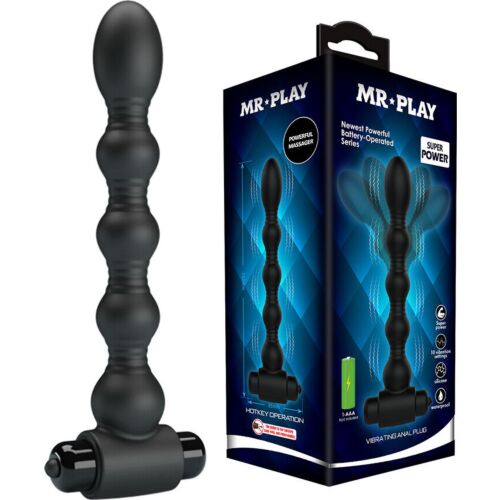 Analní plug MR PLAY s vibrací pro pohodlné používání