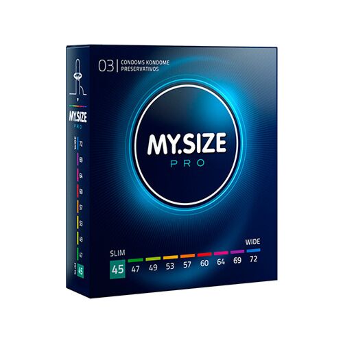 Kondomy MY SIZE PRO 45 mm | Přizpůsobené pro maximální citlivost