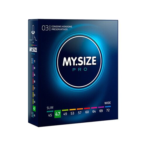 Kondomy MY SIZE PRO 47 mm - individuální přizpůsobení