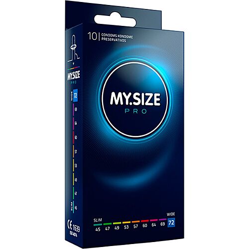 Kondomy My.Size PRO TALLA 72 s pohodlným přizpůsobením