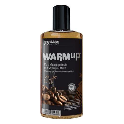 Olej na masáže JoyDivision WARMUP COFFEE s účinkem tepla