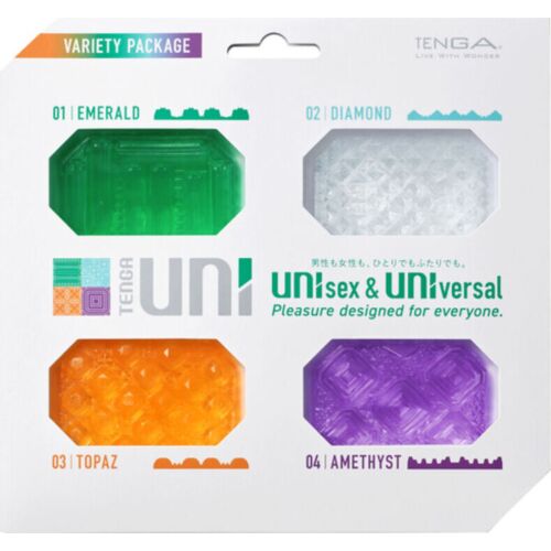 Masturbátor TENGA UNI VARIETY PACK 4 UDS - Variabilní stimulace