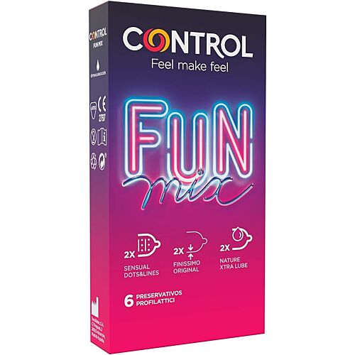 Kondomy CONTROL Feel Fun Mix 6ks