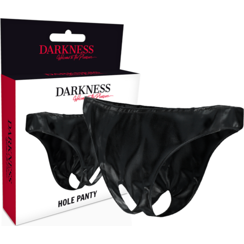 Kalhotky DARKNESS SENSATIONS s otvorem pro BDSM