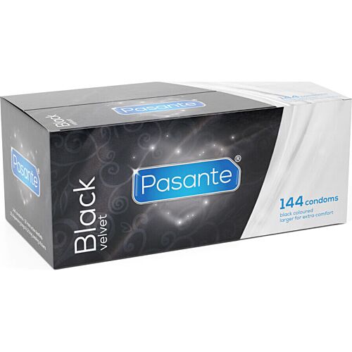 Kondomy Pasante Black Velvet s elegantním designem