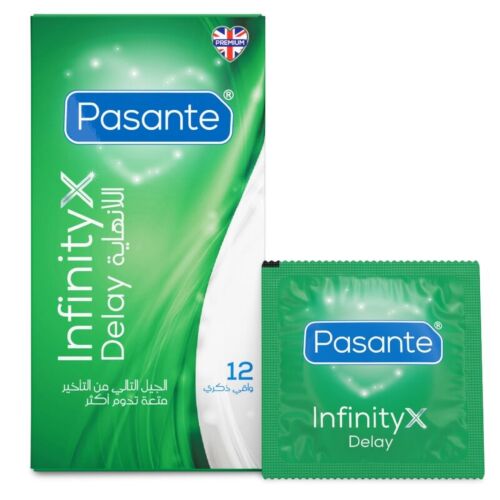 Kondomy Pasante Delay Infinity - 12 kusů