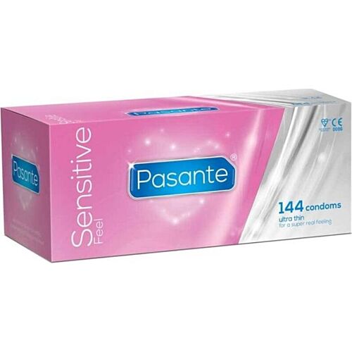 Kondomy Pasante Sensitive ultra tenké 144 ks