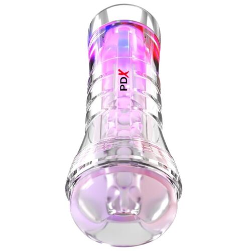 Masturbátor PDX ELITE VIEWTUBE XXL s LED osvětlením
