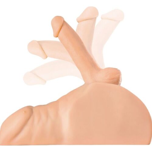 Masturbátor PDX PLUS+ Perfect Ride s pohyblivým penisem