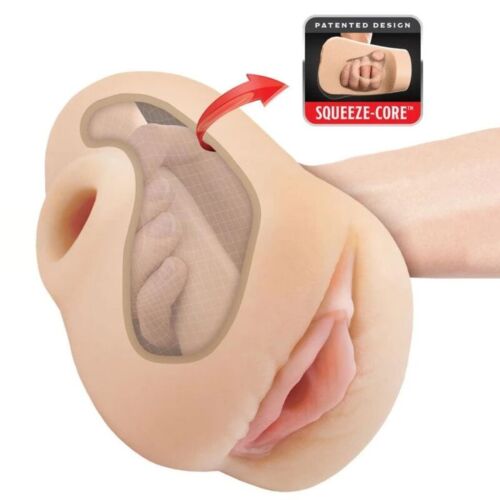 Masturbátor PDX PLUS+ REALISTIC VAGINA PUSSY POUNDER 18 CM