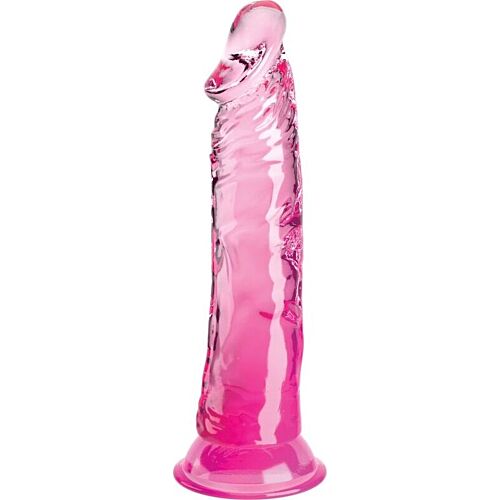 Dildo King Cock Clear 19.7 cm s přísavkou