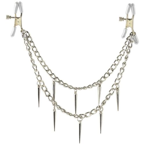 Pinzety na bradavky Fetish Fantasy Series Rock Hard s nastavitelným tlakem