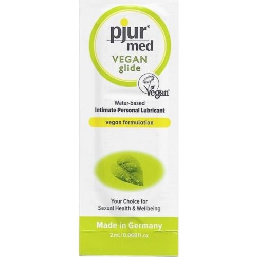 Lubrikant PJUR MED VEGAN GLIDE 2 ML pro citlivou pokožku
