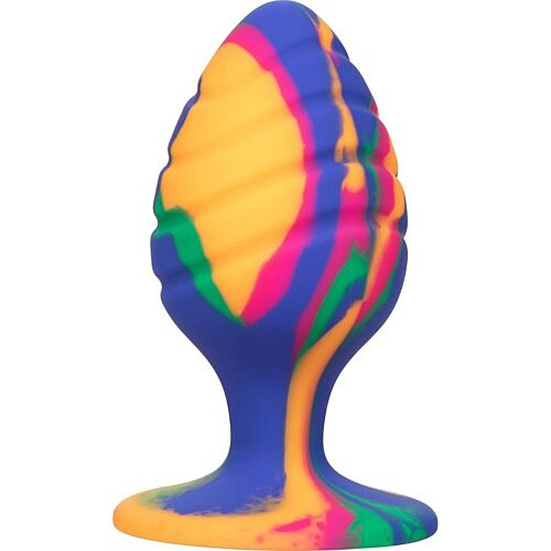 Analní Plug CALEXOTICS Cheeky Largue Swirl s přísavkou